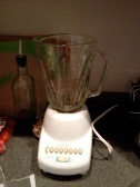 The machine that makes the wonderful green smoothies. 